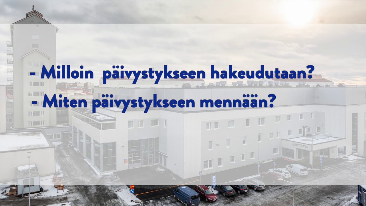 Pohjois-Karjalan keskussairaalan yhteispäivystyksen esittelyvideo.