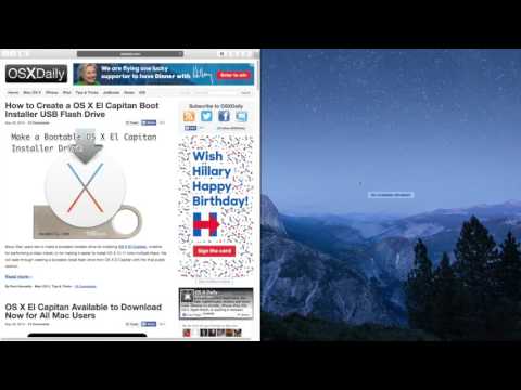  iOSMac OS X El Capitan: cómo usar el nuevo Split View 