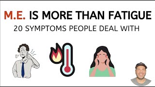 M.E. is more than Fatigue 20 symptoms people deal with  ⭐Must Watch⭐