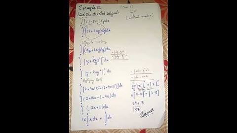 Double Integrals | Iterated/Repeated Integrals | Example | How To Evaluate An Iterated Integral