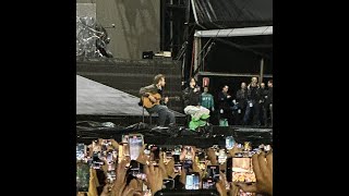 billie eilish on stage after show got cancelled at Foro Sol in Mexico City 03/28/23
