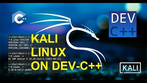 How to use Kali Linux on C++