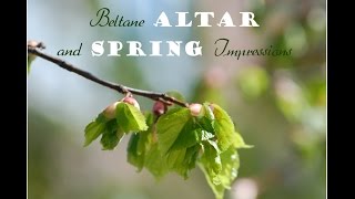 Beltane Altar & Spring Impressions