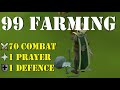 Getting 99 Farming on my 1 Prayer 1 Defence Pure - OSRS