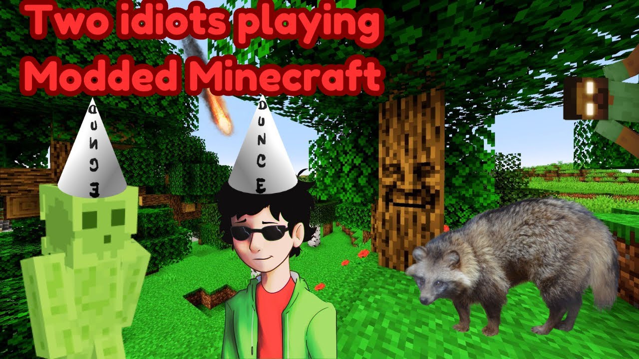 Two idiots playing Modded Minecraft Part 1 - YouTube