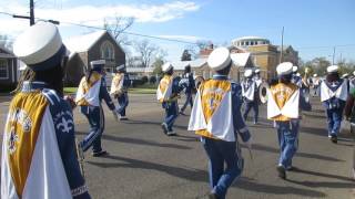 Selma high marching saints band at concordia college championship
celebration parade in