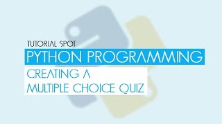 Python Programming - Multiple Choice Quiz