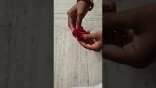 make fabric flower in 1 mint#shotsclip