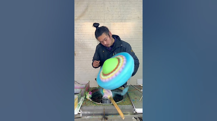 Amazing cotton candy making technology