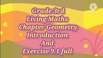 Class 3rd living maths geometry exercise 9.1 solutions | Introduction | Mathsadda |