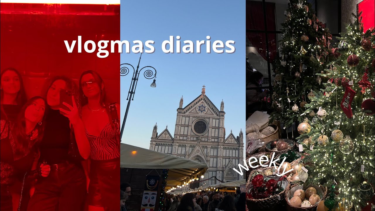VLOGMAS 2024 | regali di natale, feste di natale e firenze!