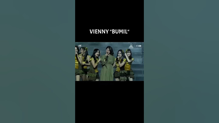 Moment Vienny yang lagi hamil masuk stage JKT48 10th Anniversary Concert HEAVEN