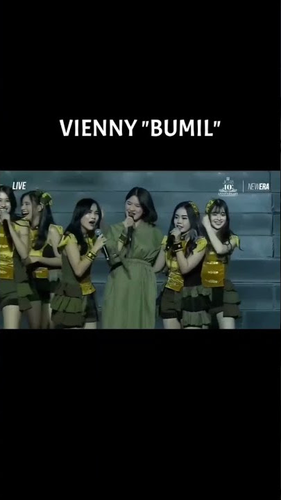 Moment Vienny yang lagi hamil masuk stage JKT48 10th Anniversary Concert HEAVEN