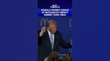 Donald Trump | US President Donald Trump Dances At Mcdonald’s Impact Summit