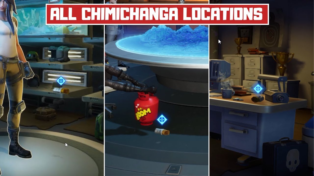 Fortnite Deadpool Chimichanga Locations: Where to Find Chimichangas Around  HQ