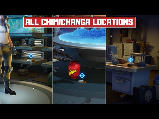 Find Deadpool's Chimichangas Around HQ - ALL 3 DEADPOOL CHIMICHANGA  LOCATIONS (Deadpool Challenges) 