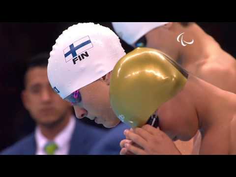 Swimming | Men's 100m Backstroke S13 final | Rio 2016 Paralympic Games