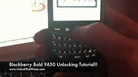 How to Unlock Blackberry Bold 9650 with Code + Full Instructions!! verizon at&t telus o2 bell orange