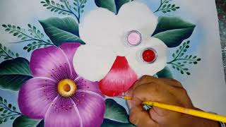 Pintando flor cepillada video 2.