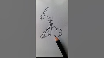 Quick Action Pose Drawing Tutorial 🔥✨ #foryou #art #shorts #howtodraw #easydrawing #tutorial #sketch