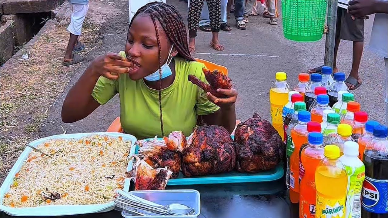 Баскетбольная игра с кокосовым рисом и курицей | Пожалуйста, подпишитесь на мой канал