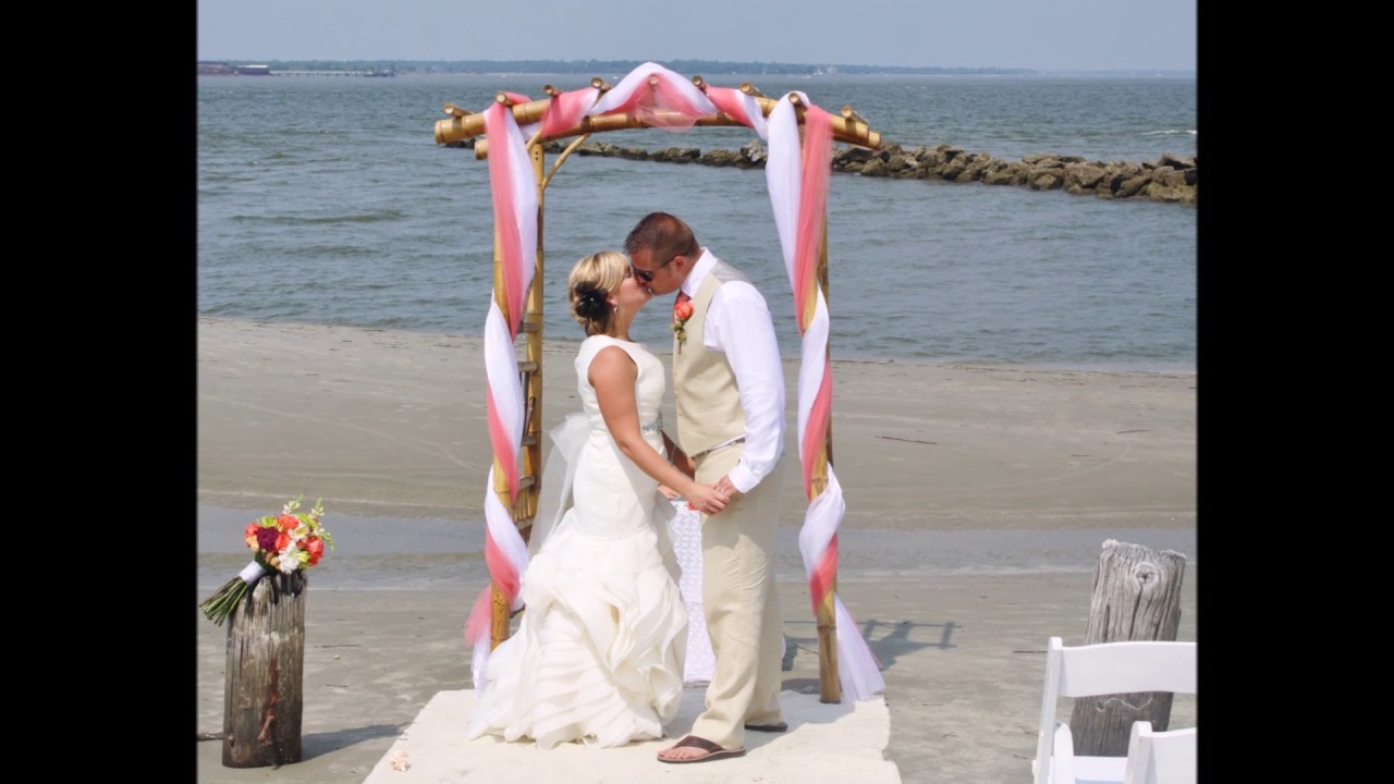 Charleston Sc Beach Wedding Youtube