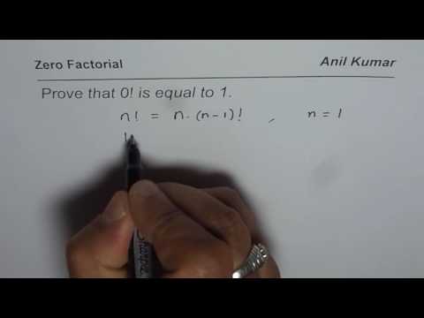Prove that Zero