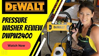 DeWalt Pressure Washer 13 AMP 2400 PSI Review, Instructions & Demonstration DWPW2400