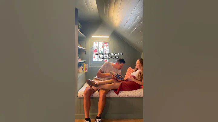 The book nook is complete 📚🥰 #readingnook #booknook #nurserymakeover #bookworm