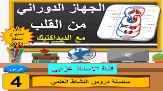 درس 4 في النشاط العلمي للاستعداد لمباراة التعليم+ديداكتيك:  الجهاز الدوراني من القلب