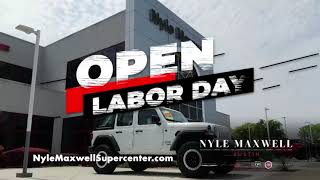 NYLE MAXWELL SUPERCENTER RED TAG LABOR DAY EVENT