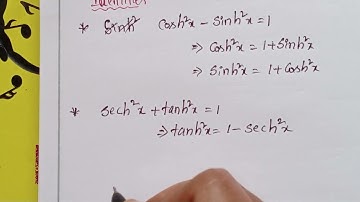 introduction before exercise-9(a)#hyperbolic functions #chapter-9# intermediate-1A