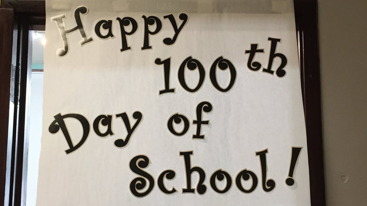 100th-day-of-school-poster-ideas-youtube