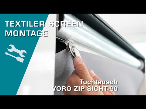 Tuchtausch Textiler Screen - VORO Zip Sicht