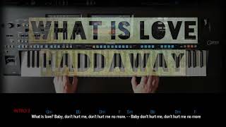 What is love - Haddaway, Cover, eingespielt mit titelbezogenem Style auf Yamaha Genos.