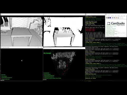 Real Time Pathfinding Using Depth Sensor