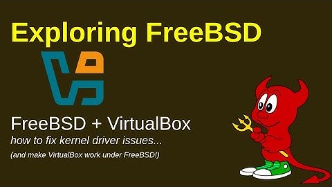 FreeBSD - fixing kernel driver problems for VirtualBox