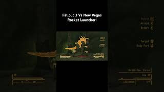 Fallout 3 Vs New Vegas Rocket Launcher!
