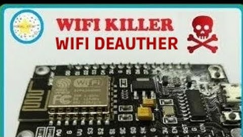 Cara Mengunakan Deauther Nodemcu|Attack