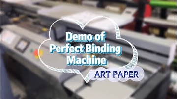 ROYALTECH Perfect Binding Machine (Art Paper) _ Demo/Tutorial