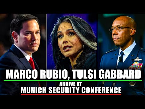 Trump’s top official Marco Rubio, Tulsi Gabbard attend 2nd day of Munich Security Conference |USA