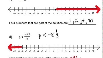 Math 9: Unit 6 Lesson 3 Introduction to Linear Inequalities  Part 2