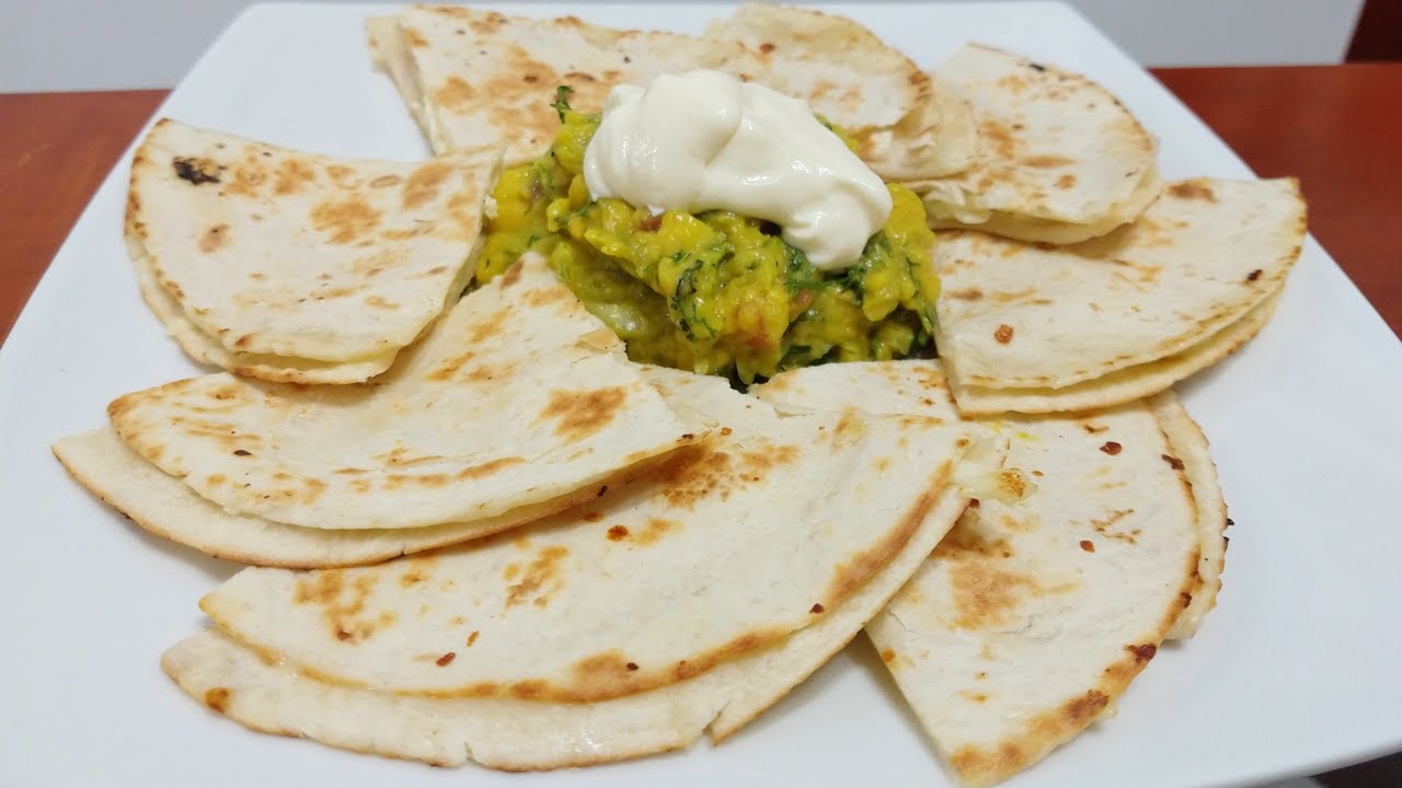 Quesadillas con Guacamole YouTube