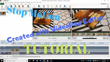 stop motion with Video Pad editor - TUTORIAL