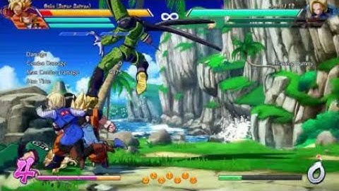 DBFZ - Goku blockstring/mixup (Cell 18 Goku)