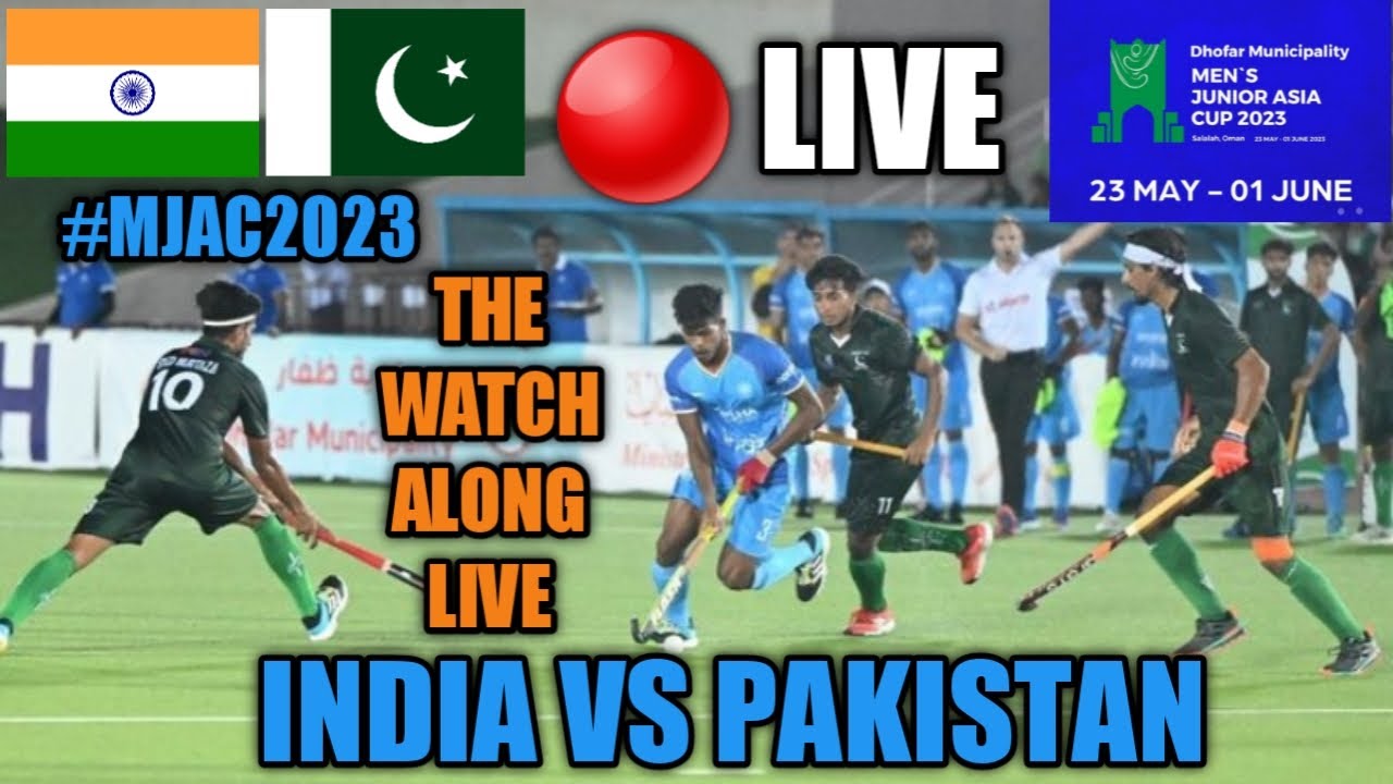 India vs Pakistan Mens Junior Asia Cup 2023 The Watch Along Live #MJAC2023