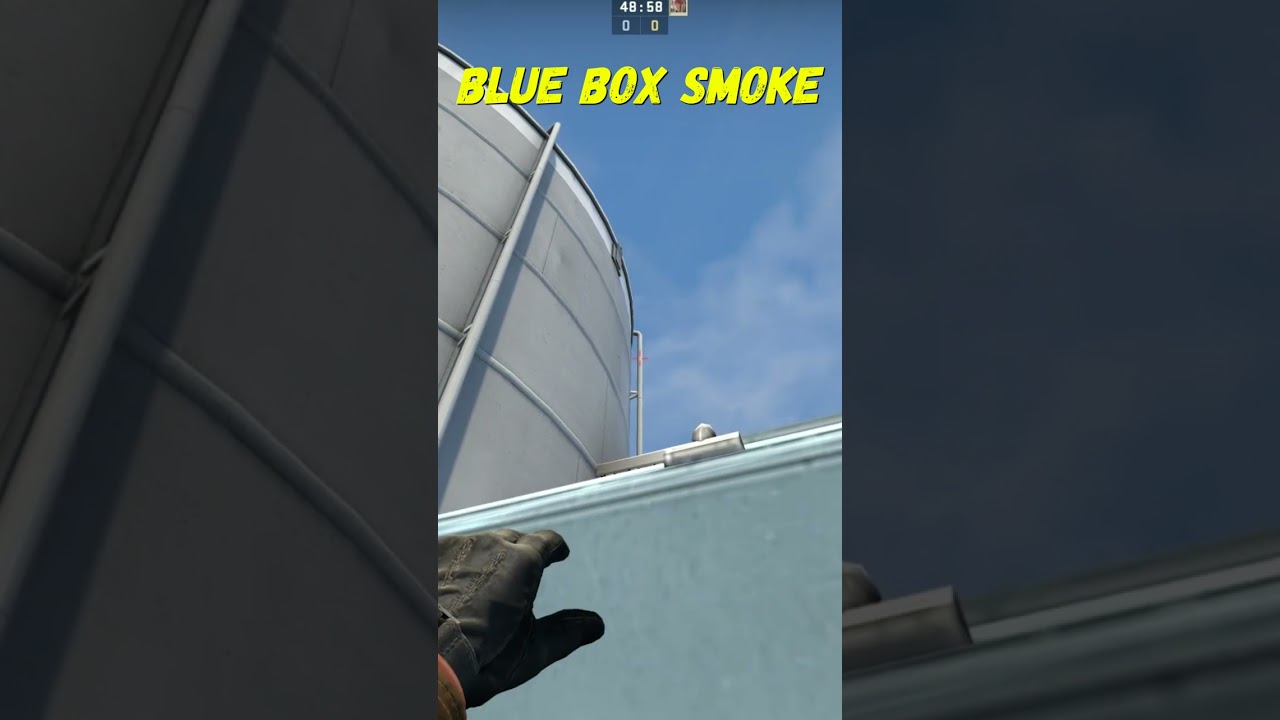 How To Throw Blue Box Smoke On Nuke CSGO 