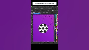 Learn to Create 3D Football in Corel Draw in 30 Seconds using #coreldraw #shorts #tutorial