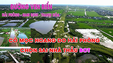 Đường ven biển đoạn qua Hải Phòng đắp chiếu nhìn đoạn Thái Bình - Nam Định - Ninh Bình thông xe