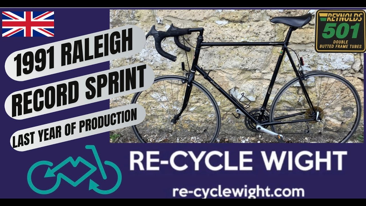 Vintage 1991 Raleigh Record Sprint - Last year of production - YouTube